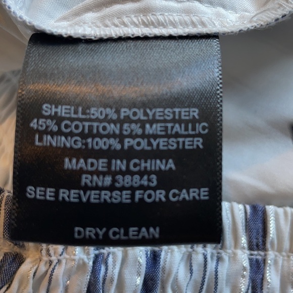 SAM EDELMAN Metallic StripeOff the Shoulder Dress - Picture 12 of 12